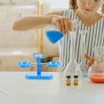 thumbnail image 3 of SHISUYAN DIY Science Experiment Balance Scale for Kids Math Balance Teaching Instrument Toy for Preschool Elementary School Math Science Experiment Balance Blue, 3 of 9