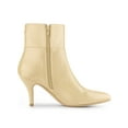 thumbnail image 3 of Unique Bargains Bottines à Talons Aiguilles pour Femmes à Bout Pointu avec Boucle, 3 of 7