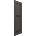 thumbnail image 4 of Ekena Millwork 14 3/4"W x 50"H Lifetime Vinyl, TailorMade Two Equal Panels, Raised Panel Shutters, w/Shutter-Loks (Per Pair), Musket Brown, 4 of 7
