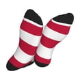 thumbnail image 5 of KLL USA Canada Flag Print Cool Socks Men's Women's Crew Socks Funny Crazy Novelty Stockings, 5 of 7