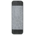 thumbnail image 3 of Ottomanson Softy Washable Non-Slip Rubberback Bordered 9" x 26" Indoor Stair Treads, 7 Pack, Gray, 3 of 9