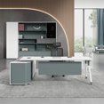 thumbnail image 2 of Corner Executive Office Desk Boss Conference Luxury School Cheap Office Desk Standing Table Ordinateur Office Furniture HDH My Lux Decor Round, 2 of 10