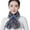 Colorful green, variant on Double Sided Scarf Shawl Wrap Party Dress Decorative Neckerchief