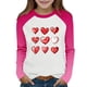 thumbnail image 2 of Blusas y camisas de manga larga y cuello redondo para niños y niñas, blusa informal de moda con bloques de color, manga larga y cuello redondo, estampado, para niñas de 2 a 15 años., 2 of 9