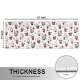 thumbnail image 5 of Kitchen Rugs Sets Of 2,White Christmas Santa Pattern Anti Fatigue Kitchen Mat Rugs Non Slip Washable,Decorative Kitchen Floor Mats for Kitchen,Sink,Laundry,17"X47", 5 of 5
