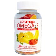 Coromega - Omega-3 Fruit Gummies for Adults - 60 Gummies