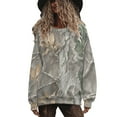 thumbnail image 4 of Maplenight Crewneck Sweatshirts for Women Casual Long Sleeve Tops Camo Maple Graphic Shirts Fall Fashion Clothes, 4 of 6