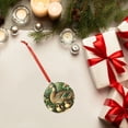 thumbnail image 6 of Zufioo Mallard Duck And Flowers Print Large Acrylic Christmas Ornaments, Suitable for Christmas Tree Christmas Holiday Party Pendant Decorations-Round Shape, 6 of 7