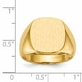thumbnail image 5 of 14K Yellow Gold Men's Signet Ring Size 10, 5 of 6
