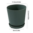 thumbnail image 3 of SLYNSHome Plant Pot with Drainage for Indoor Outdoor Green Flowers Pot Succulent Planter Vegetable Planting Container for Garden Patio Home - 4.5x4.9 inch, 3 of 8