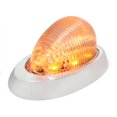 thumbnail image 1 of GG Grand General 76373 Luz lateral y marcador ámbar/transparente 12 luces LED con cubierta cromada para Freightliner, 1 of 4
