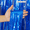 Blue, variant on 2 Pack Rose Gold Foil Fringe Door Curtain Door Streamers 8' x 3' by ECC Party Supply