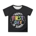 thumbnail image 3 of T Shirts for Girls Size 10-11 Black Back to School Shirt Casual Crewneck Short Sleeved Tee Tops Kids Summer Clothes (Tweens, 10-11 Years), 3 of 5