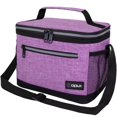 thumbnail image 1 of Lonchera aislante Opux, grande, suave, 25 x 18 x 20 cm, color morado, 1 of 7