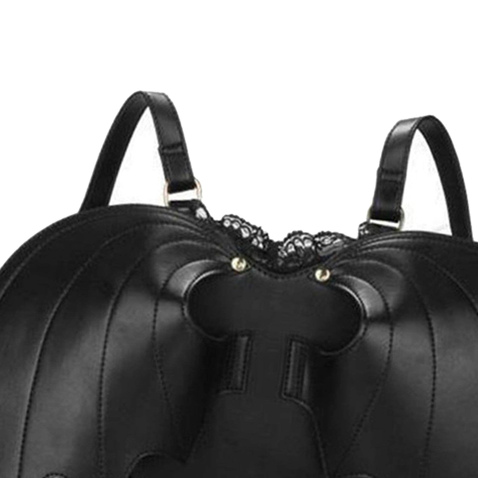 facefd Black Bat Wings Backpack Goth Punk Lace Wing Shoulder  display picture 1