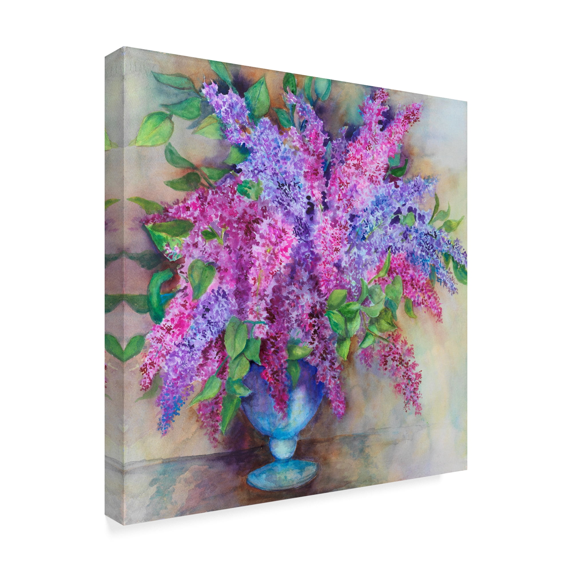 Trademark Fine Art 'A Varity Of Lilacs' Canvas Art by Joanne Porter