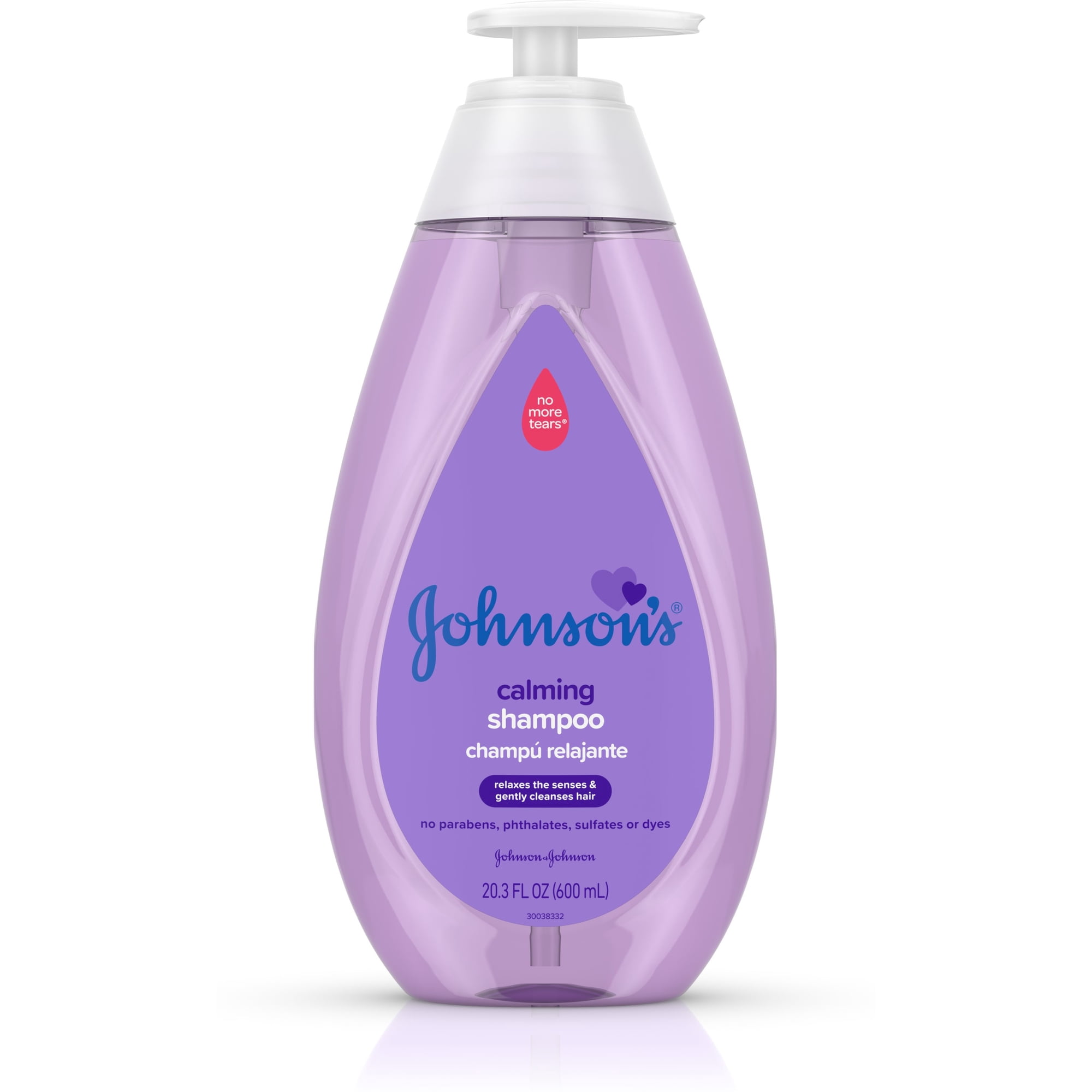 JOHNSON'S Calming Baby Shampoo with Soothing NaturalCalm Scent 20.3 oz (Pack of 4)