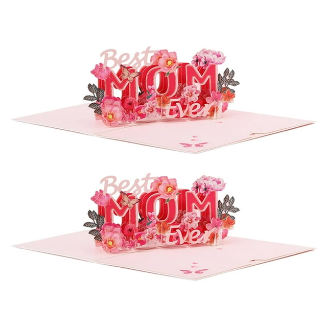 Tarjetas 3D hechas a mano, tarjetas emergentes, tarjeta día de la madre para , abuela, á, mujer 2 piezas Zulema Tarjeta del día de la madre