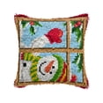 thumbnail image 1 of Billuyoard Kits de fabricación de fundas de almohada navideñas Merrier, serie navideña, kits de aguja de lengüeta para bordado Kits de decoración para fiestas BZ632, 1 of 6