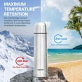 thumbnail image 3 of Milton Flip Lid 1000 Thermos 24 Hours Hot and Cold Water Bottle Silver, 1 Piece, 1 Litre, 3 of 5