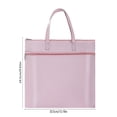thumbnail image 2 of Anhility Large Zipper Pouch with Handle, A4 Foldable Lightweight Waterproof Document Storage Bag, File Organizer for Office Travel School Books Papers Filing Folder, 13.19x9.65in, 2 of 6