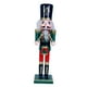 thumbnail image 3 of Escultura de soldado cascanueces para decoración navideña, recuerdo de fiesta Verde, 3 of 7