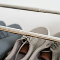 thumbnail image 5 of IRIS 2 Tier 10 Pair Slim Extendable and Stackable Metal Shoe Rack, 5 of 9