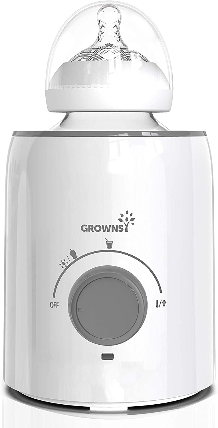 Grownsy 5-in-1 Fast Baby Bottle BPA-Free Warmer for Breastmilk and Formula and Bottle Sterilizer