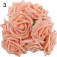 thumbnail image 3 of SPRING PARK 1 Bouquet 10 Pcs Artificial Silk Rose Flower Single Stem Lifelike Fake Rose for Wedding, 3 of 6