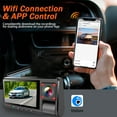 thumbnail image 5 of Tgbvmt Dash Cam 3 Inch Touch Screen 1080P HD Front Inside Recording, WiFi Connection, Motion Detection, Night Vision & Parking Monitor for Car Safety, Loop Recording For Vehicles, 5 of 9