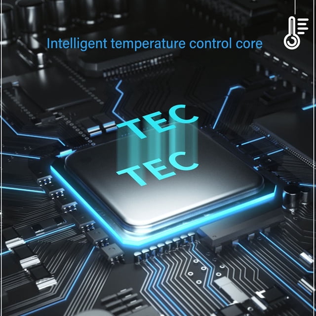 Enfriador De Teléfono, Turbinas Gemelas Y Motores Gemelos Ventilador De Enfriamiento De Teléfono Celular Semiconductor De Doble Núcleo Inteligente Con Ahorro De Energía Para