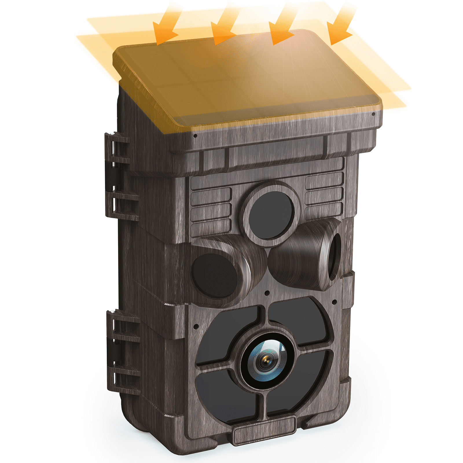 CAMPARK Solar Powered Trail Camera 1080P 24MP Hunting Deer Game Camera