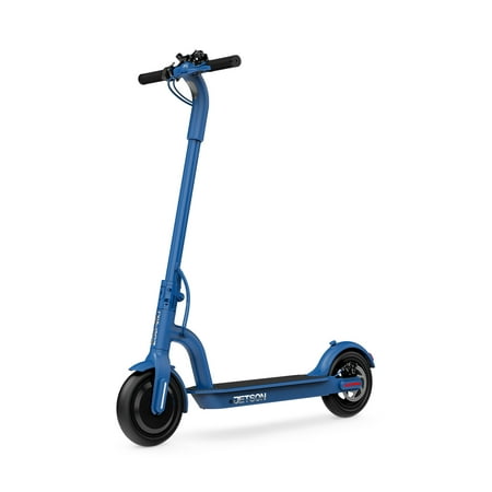 Photo 1 of Jetson Eris Adult Electric Scooter | Weight Limit 220 lb, Ages 12+ | Blue | 8.5” Wheel | Folding, LCD Display, Phone Holder |Top Speed of 14 MPH | Range of 12 Miles | Handbrake | 5 Hr Charge Time