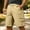 Khaki, variant on Sevevn Men's Cargo Shorts Elastic Waist Drawstring Multi-Pocket Quick Dry Casual Utility Shorts