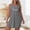 Gray, variant on Women's Loose Nightgown Plus Size Summer Sleeveless Nightdress V Neck Night Dress Lightweight Breathable Negligee