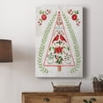 thumbnail image 5 of Christmas Folk Tree Premium Gallery Wrapped Canvas - Ready to Hang, 5 of 9