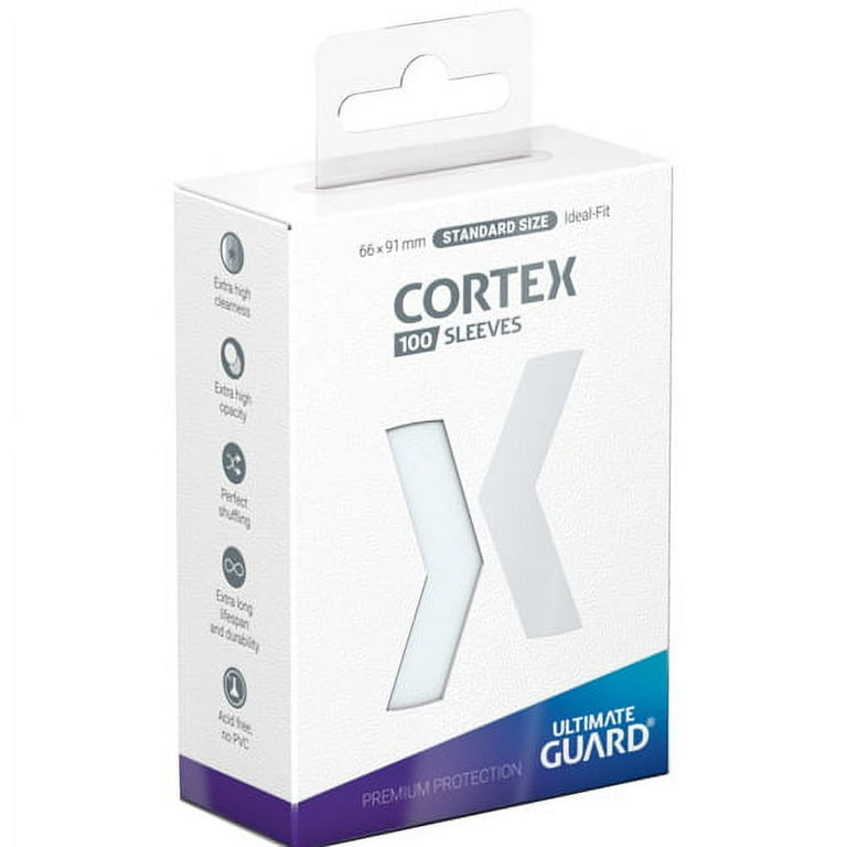 cortex card sleeves Ultimate Guard Cortex Standard Size Glossy Transparent Trading Card Sleeves  (100)