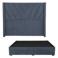 thumbnail image 1 of Recámara King Size Aurora Steel Blue con Cabecera + Box Base Cama, 1 of 8