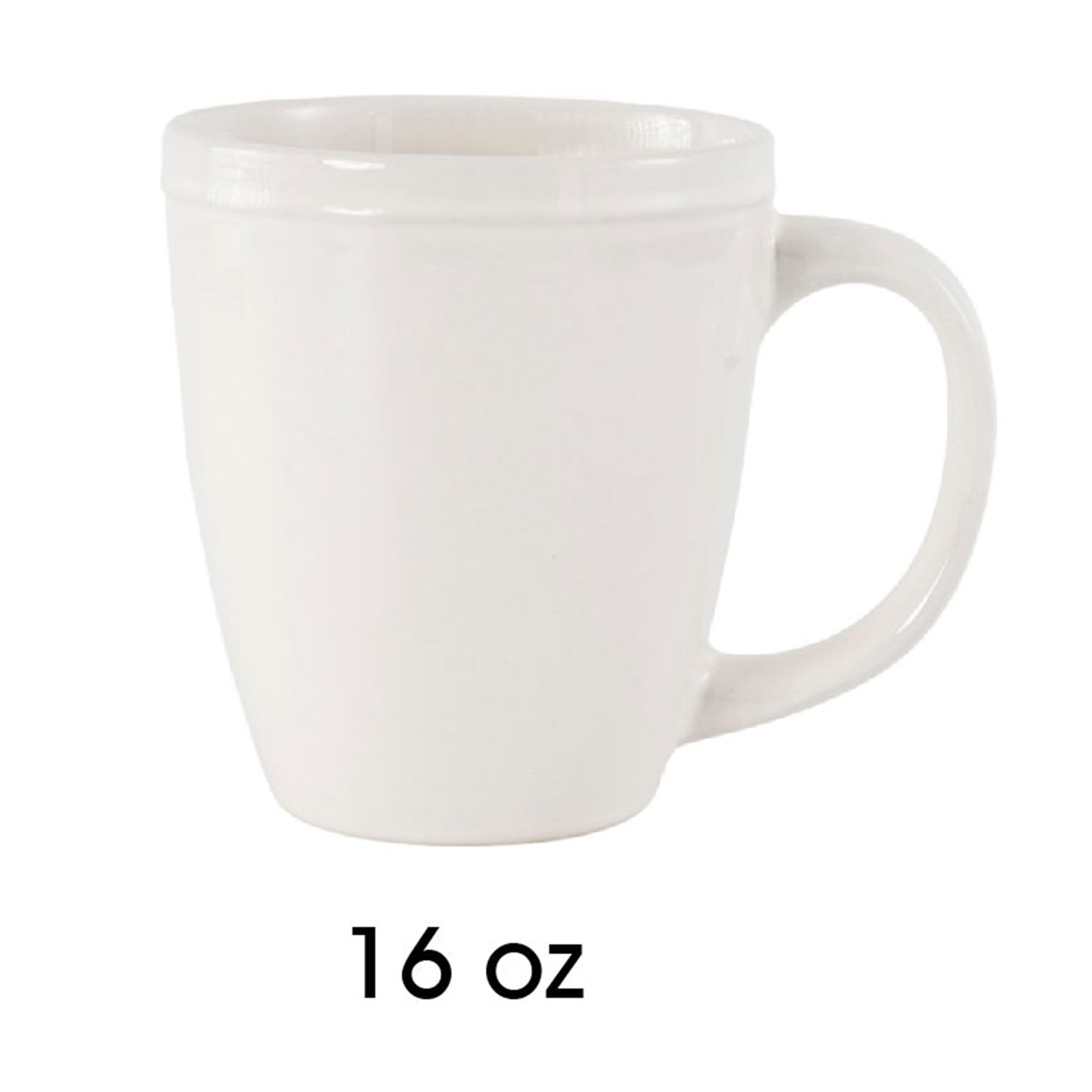 Mainstays 16oz Darby Vanilla Dream White Stoneware Mug