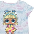 thumbnail image 4 of L.O.L. Surprise Doll Big Girl's Tie Dye Graphic Print Short Sleeve T-Shirt (Large 10-12), 4 of 4