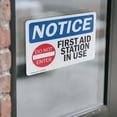 thumbnail image 4 of (2 Pack) First Aid Station In Use Sign, 4 of 7