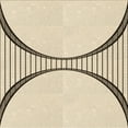 thumbnail image 1 of Ahgly Company Tapis d'Intérieur Lavable en Machine Carré Transitionnel Beige, 5 Pieds Carré, 1 of 7