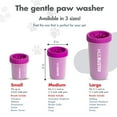 thumbnail image 3 of Dexas MudBuster Portable Dog Paw Washer and Cleaner, Medium, Fuchsia, 3 of 5