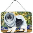 thumbnail image 1 of Keeshond Indoor Aluminium Metal Wall Or Door Hanging Prints, 1 of 1