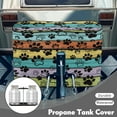 thumbnail image 3 of Yuyamidu Dog Paw Propane Tank Cover Colorful Board Camper Propane Tank Cover, Fits 30LB Dual Gas Cylinder for RV/Trailer/Camper Decorative Accessories, 3 of 8