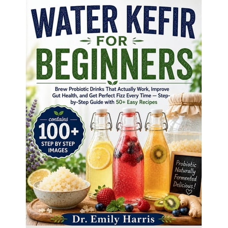 Water Kefir for Beginners: Brew Probiotic Drinks That Actually Work Improve Gut Health and Get Perfect Fizz Every Time (Paperback)