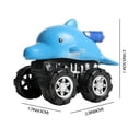 thumbnail image 2 of Remote Control Monster Truck Ice Cream Truck Toy Four-Wheel-Drive Inertial Sport Utility Vehicle Children's Animal Toy Car, 2 of 3