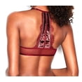 thumbnail image 2 of Victoria's Secret Very Sexy Lightly Lined T-back Velvet Plunge Bra Red Wine 32DDD New, 2 of 3