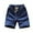 Blue, variant on Plebaso Mens Summer Shorts Elastic Waist Casual Drawstring Lounge Beach Shorts with Pockets Size M-5XL