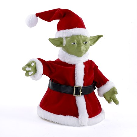 10.5" Star Wars Santa Yoda Christmas Table Top Figure or ...